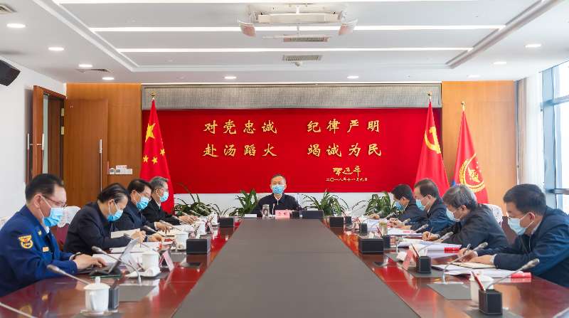 美女日bb一黄明在应急管理部党委会上强调 着力加强党委班子自...